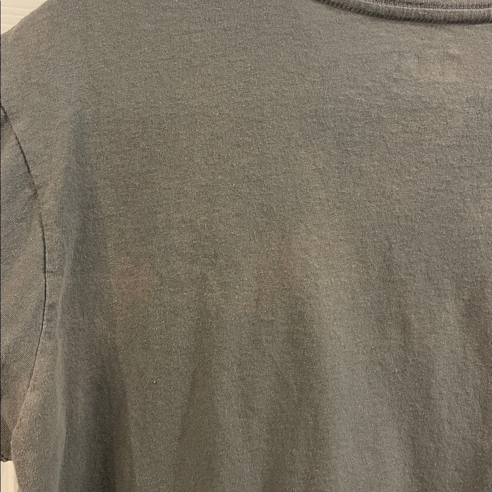 Doe - Gray Graphic T-Shirt with Mushroom Design - Picture 4 of 5